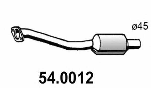 Asso 54.0012 Catalytic Converter 540012