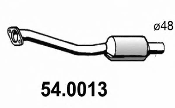 Asso 54.0013 Catalytic Converter 540013 540013 Asso Catalytic Converter