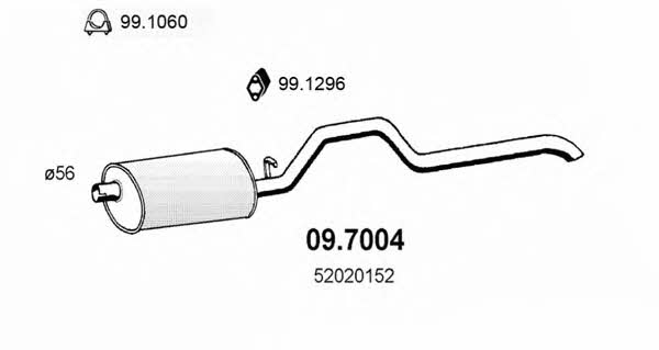 Asso 09.7004 End Silencer 097004