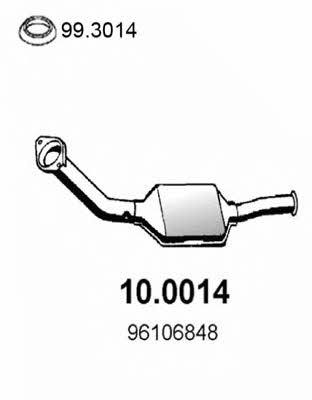 Asso 10.0014 Catalytic Converter 100014