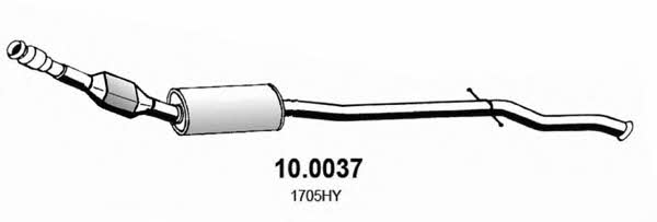 Cat converter Citroen C5: 100037 Asso Catalytic Converter