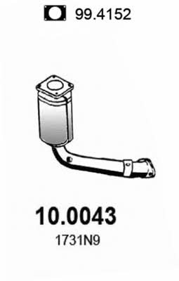  10.0043 Catalytic Converter 100043