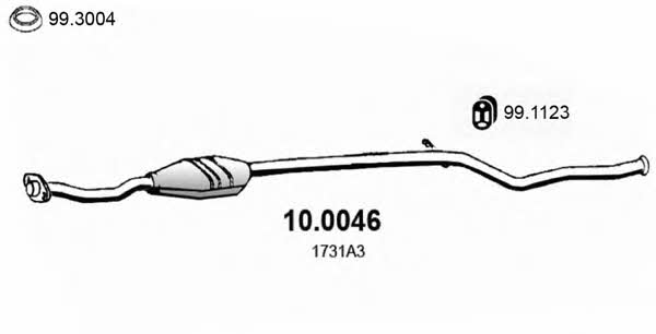 Asso 10.0046 Catalytic Converter 100046