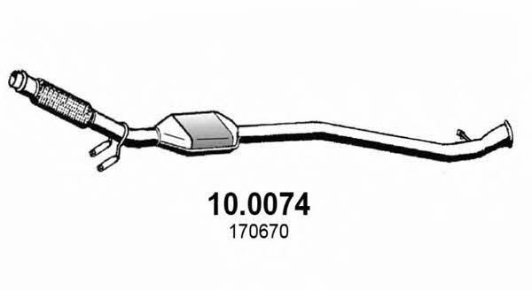 Asso 10.0074 Catalytic Converter 100074