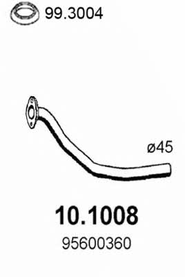 Asso 10.1008 Exhaust pipe 101008