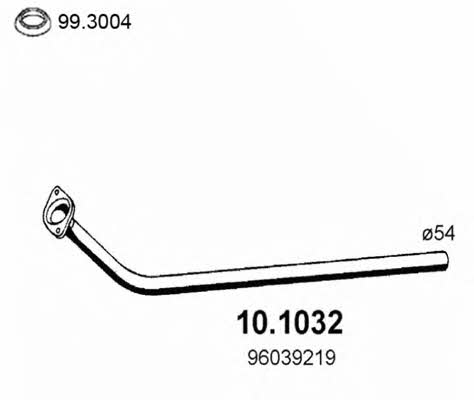 Asso 10.1032 Exhaust pipe 101032