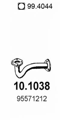 Asso 10.1038 Exhaust pipe 101038