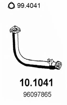 Asso 10.1041 Exhaust pipe 101041