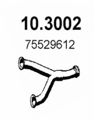 Asso 10.3002 Exhaust pipe 103002