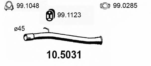 Asso 10.5031 Exhaust pipe 105031