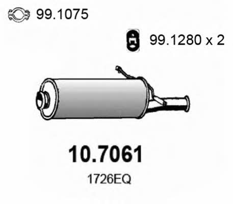 107061 Asso End Silencer