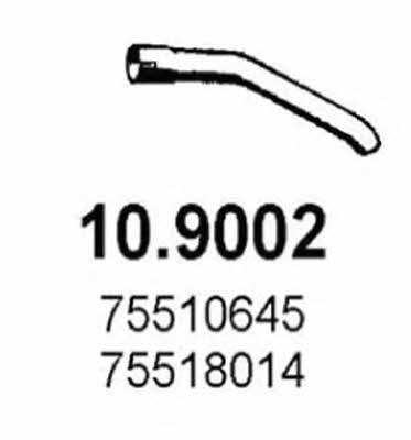  10.9002 Exhaust pipe 109002