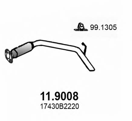  11.9008 Exhaust pipe 119008