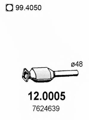 Asso 12.0005 Catalytic Converter 120005