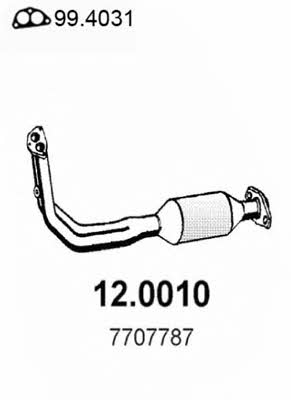 Asso 12.0010 Catalytic Converter 120010