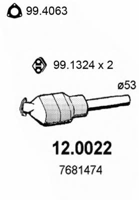  12.0022 Catalytic Converter 120022