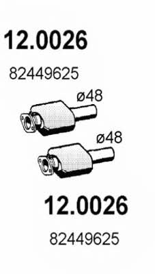 Asso 12.0026 Catalytic Converter 120026