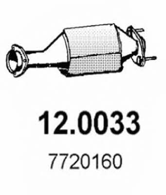 Asso 12.0033 Catalytic Converter 120033