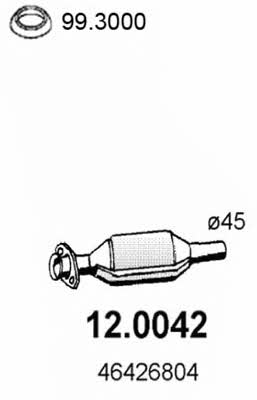 Asso 12.0042 Catalytic Converter 120042