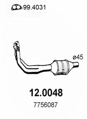 Asso 12.0048 Catalytic Converter 120048