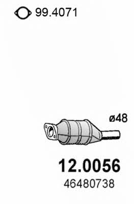 Asso 12.0056 Catalytic Converter 120056
