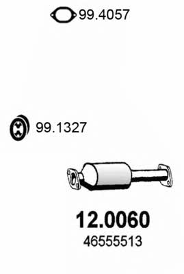 Asso 12.0060 Catalytic Converter 120060