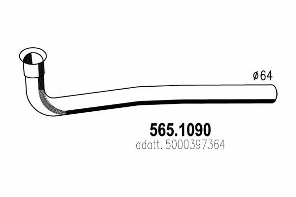 Asso 565.1090 Exhaust pipe 5651090
