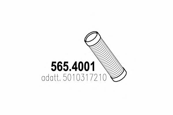 Asso 565.4001 Corrugated pipe 5654001