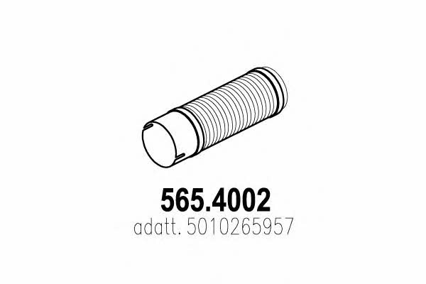 Asso 565.4002 Corrugated pipe 5654002