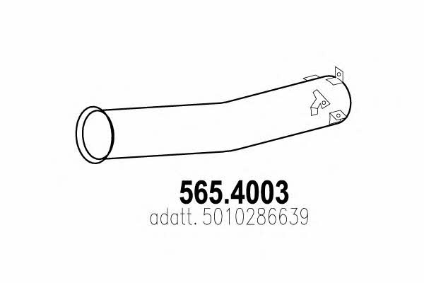 Asso 565.4003 Corrugated pipe 5654003