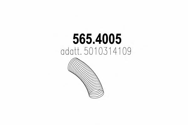Asso 565.4005 Corrugated pipe 5654005