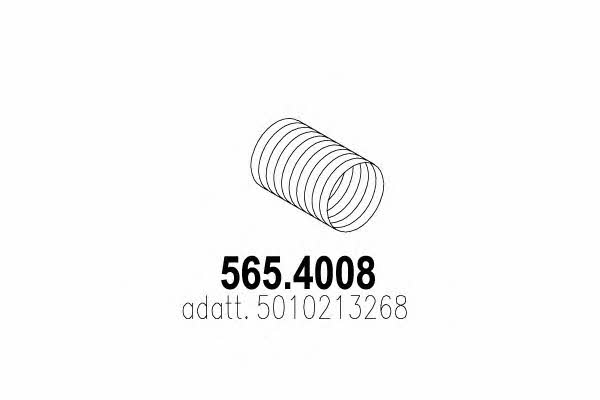Asso 565.4008 Corrugated pipe 5654008