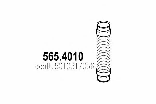 Asso 565.4010 Corrugated pipe 5654010