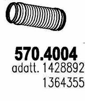 Asso 570.4004 Corrugated pipe 5704004
