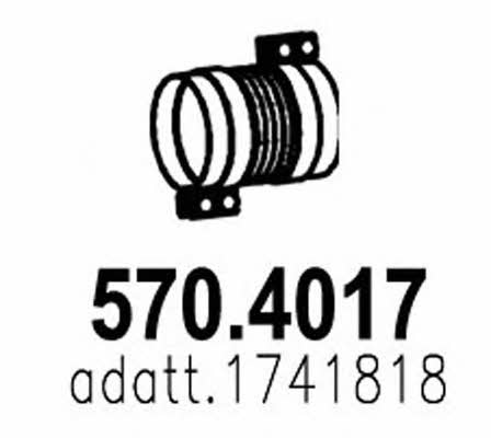 Asso 570.4017 Corrugated pipe 5704017