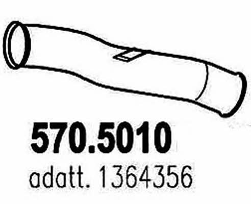 Asso 570.5010 Exhaust pipe 5705010