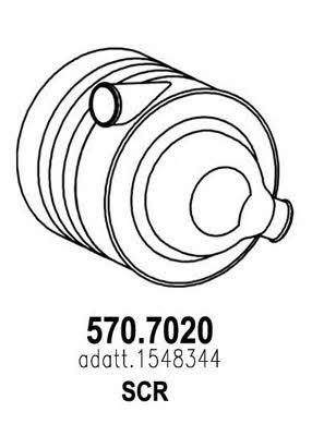 Asso 570.7020 Diesel particulate filter DPF 5707020