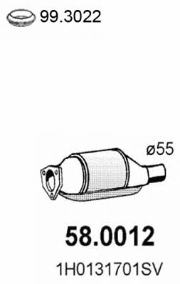  58.0012 Catalytic Converter 580012