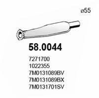 Asso 58.0044 Catalytic Converter 580044