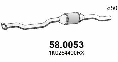 Asso 58.0053 Catalytic Converter 580053