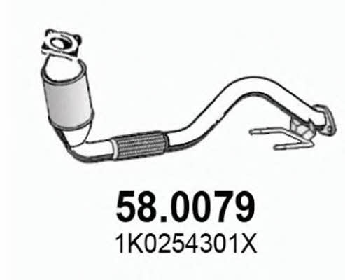 Asso 58.0079 Catalytic Converter 580079