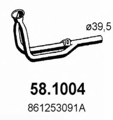 Asso 58.1004 Exhaust pipe 581004