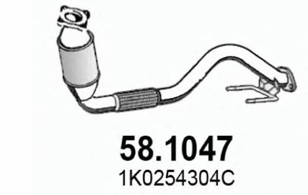 Asso 58.1047 Exhaust pipe 581047