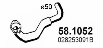  58.1052 Exhaust pipe 581052