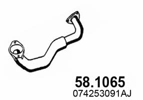 Asso 58.1065 Exhaust pipe 581065