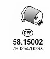 Asso 58.15002 Diesel particulate filter DPF 5815002