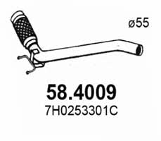 Asso 58.4009 Exhaust pipe 584009