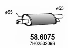 Asso 58.6075 Central silencer 586075