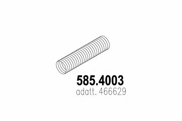 Asso 585.4003 Corrugated pipe 5854003