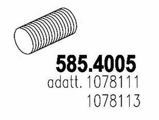 Asso 585.4005 Corrugated pipe 5854005